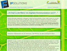 Tablet Screenshot of 2fsolutions.de